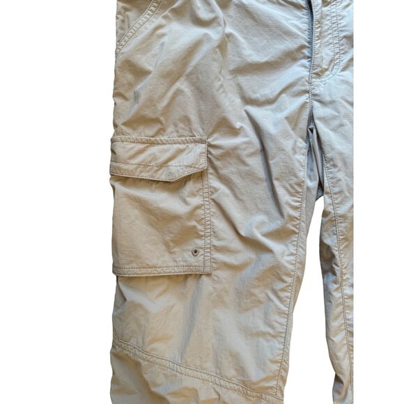 Size 6 Women's COLUMBIA Tan Utility Pants Hiking Travel Fitness Outdoors - Picture 3 of 11